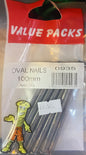 VALUE PACKS OVAL NAILS 100mm