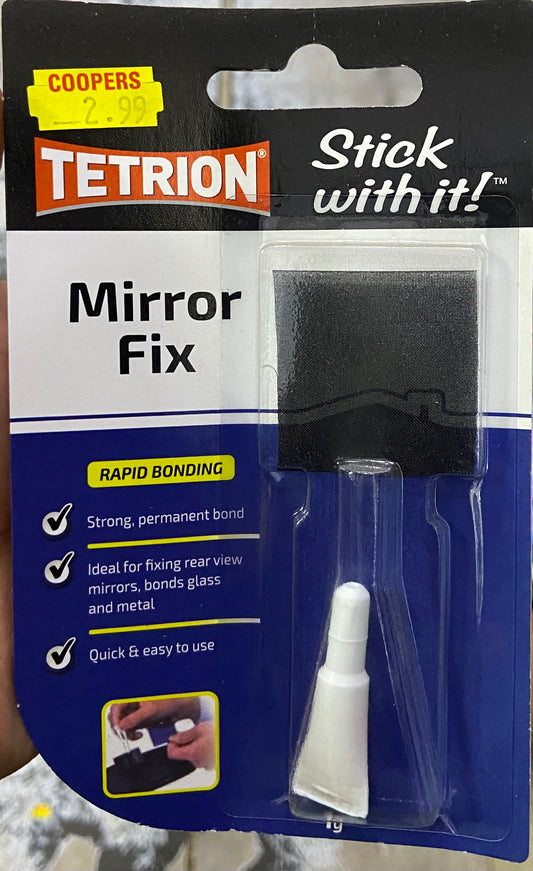 FIXATION DE MIROIR TETRION