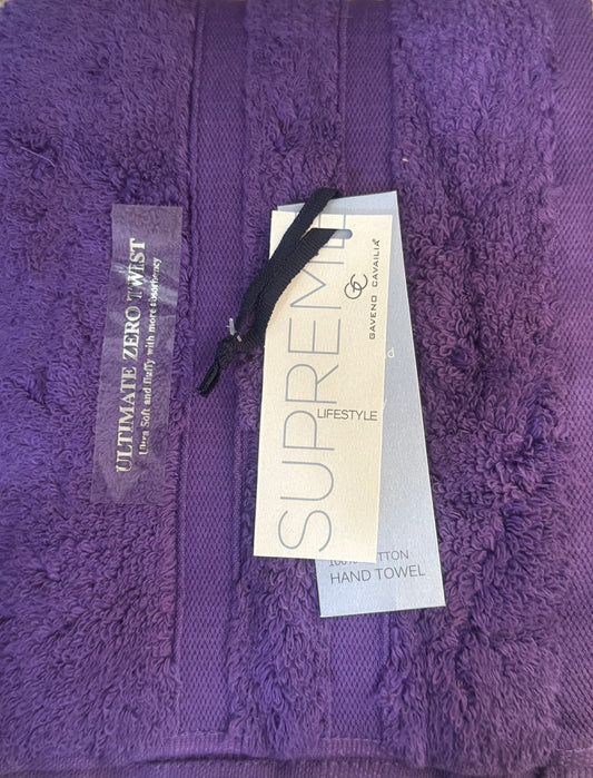 SUPREME HAND TOWEL PURPLE