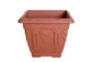 41cm Venetian Square Planter - Terracotta