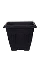 30cm Venetian Square Planter Black