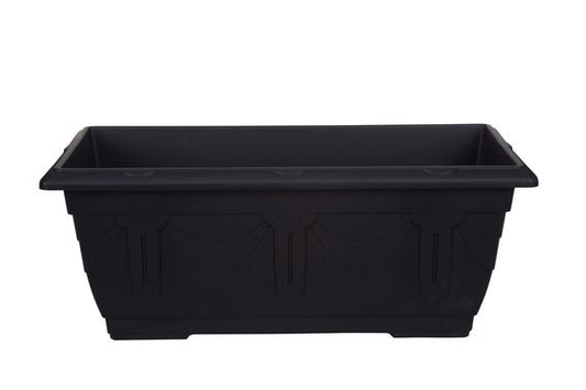 60cm Venetian Patio Planter Black