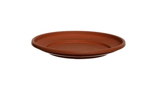 43cm Venetian Saucers for Round Planters - Terracotta