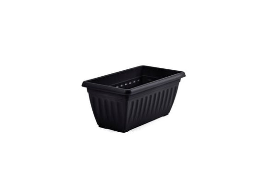40cm Athens Window Box - Black
