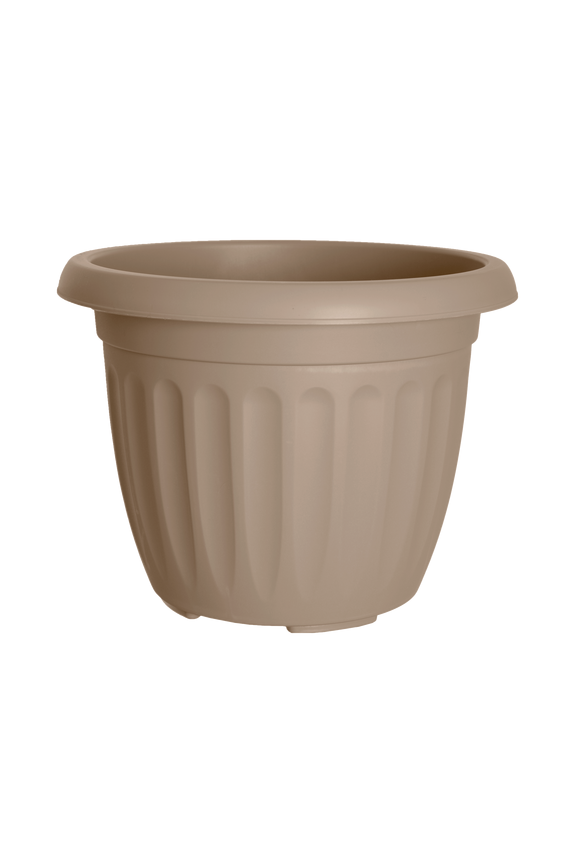 30cm Round Athens Planter - Taupe