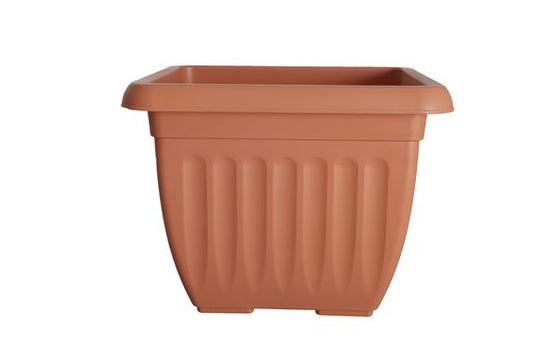 40cm Square Athens Planter - Terracotta