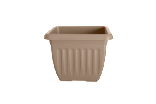 40cm Square Athens Planter - Taupe