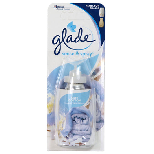 Recharge Glade Sense & Spray Douceur de Coton Désodorisant Parfum 18ml