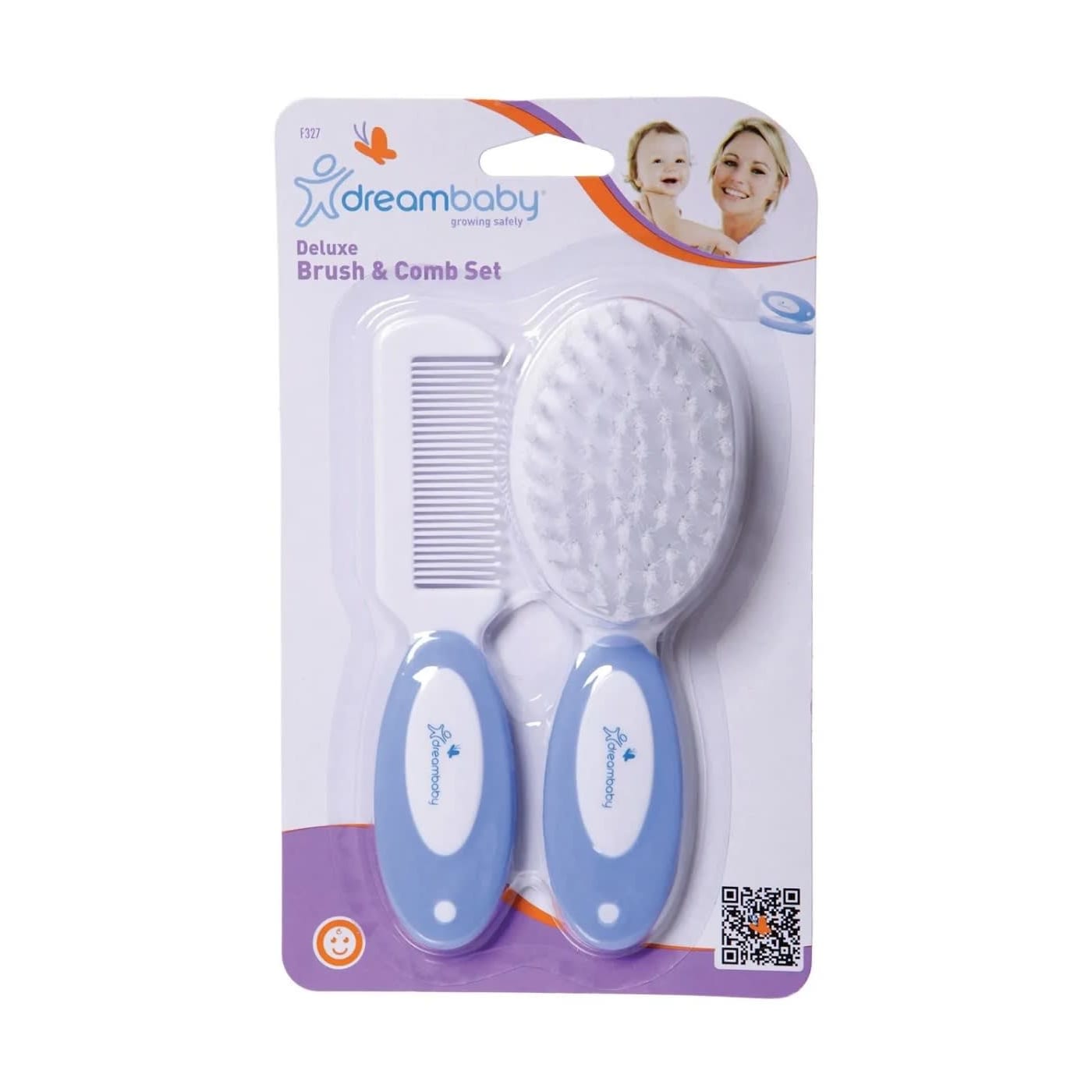 DREAMBABY DELUXE BRUSH & COMB SET 2PC