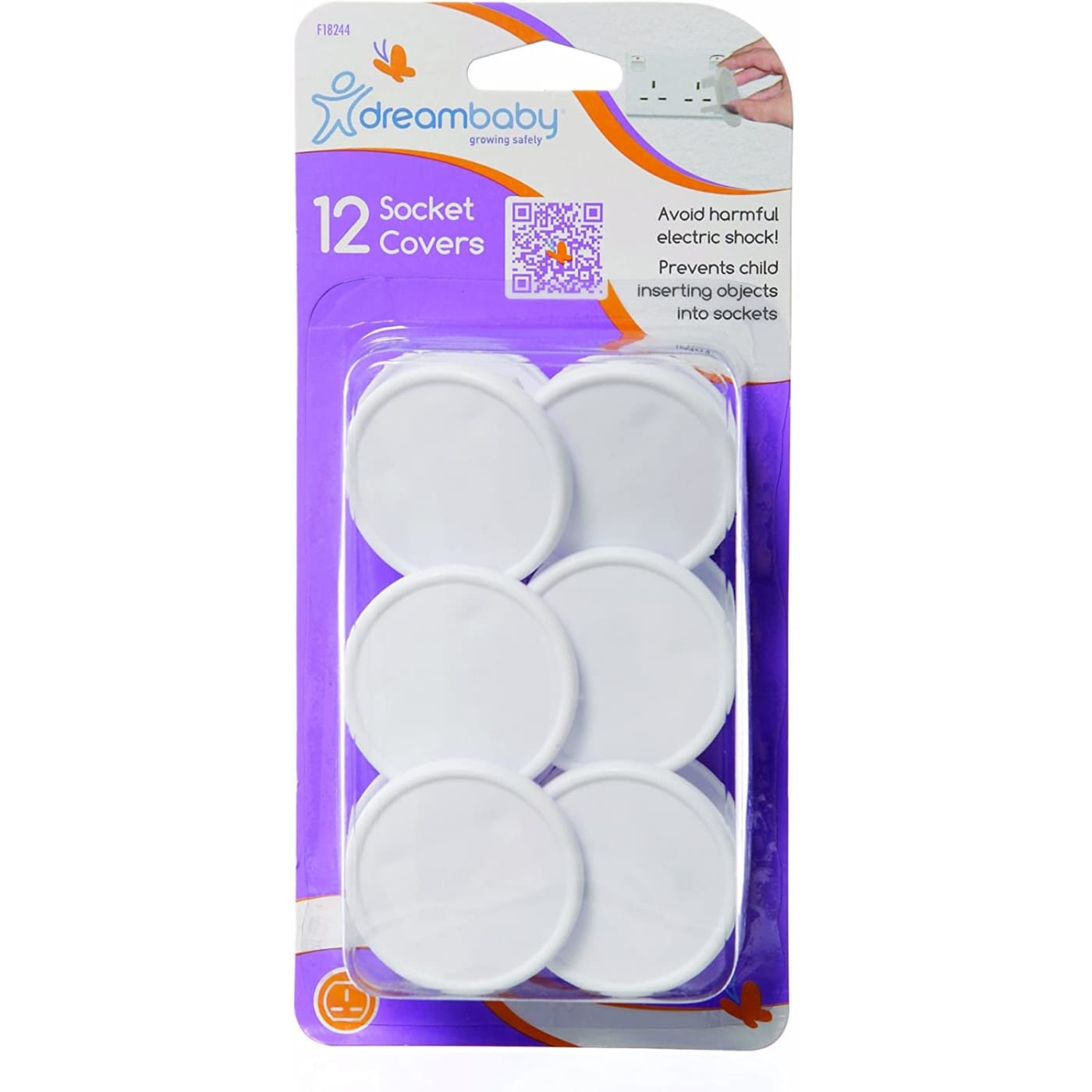 DREAMBABY SOCKET COVERS 12PK