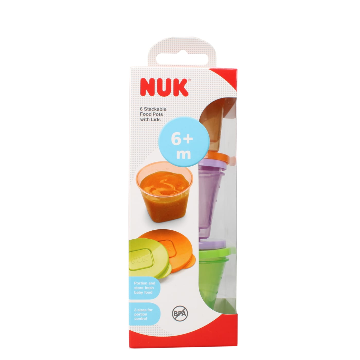 NUK STACKABLE STORAGE POTS