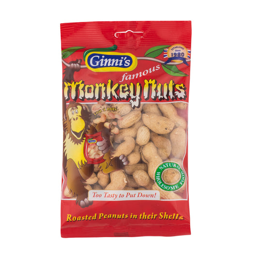 Ginni famous Shell Monkey Nuts 350g in shell