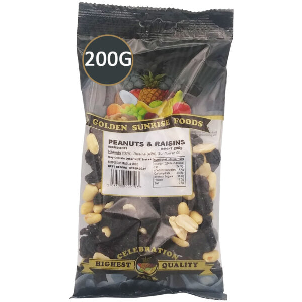Golden Sunrise Raisins 200g – Coopers Of Barnet