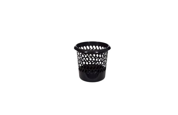 WASTE PAPER BASKET MET BLACK