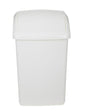 50L Large Swing Top Bin - Silver