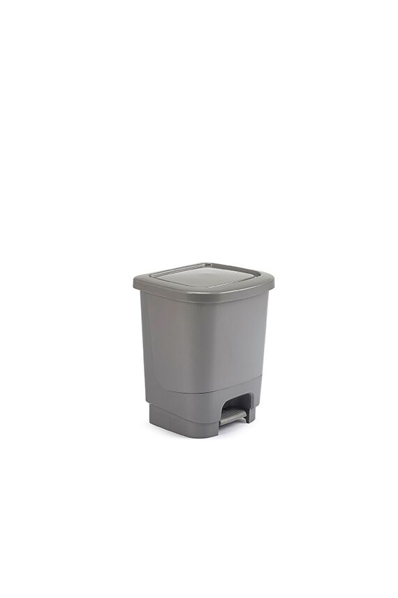 8L Pedal Bin - Silver