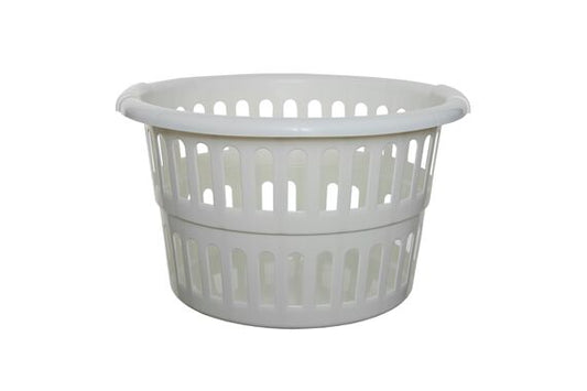 PANIER À LINGE ROND CRÈME DE 48CM