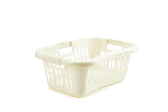 EASY GRIP HIP LAUNDRY BASKET CREAM