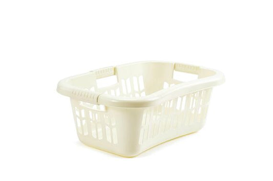 EASY GRIP HIP LAUNDRY BASKET CREAM