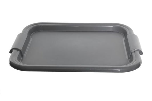 49CM RECTANGULAR TRAY-SILVER