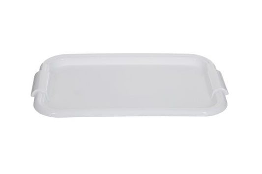 49CM RECTANGULAR TRAY-WHITE