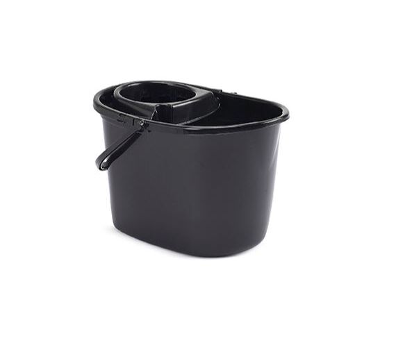 15L DELUXE MOP BUCKET - BLACK