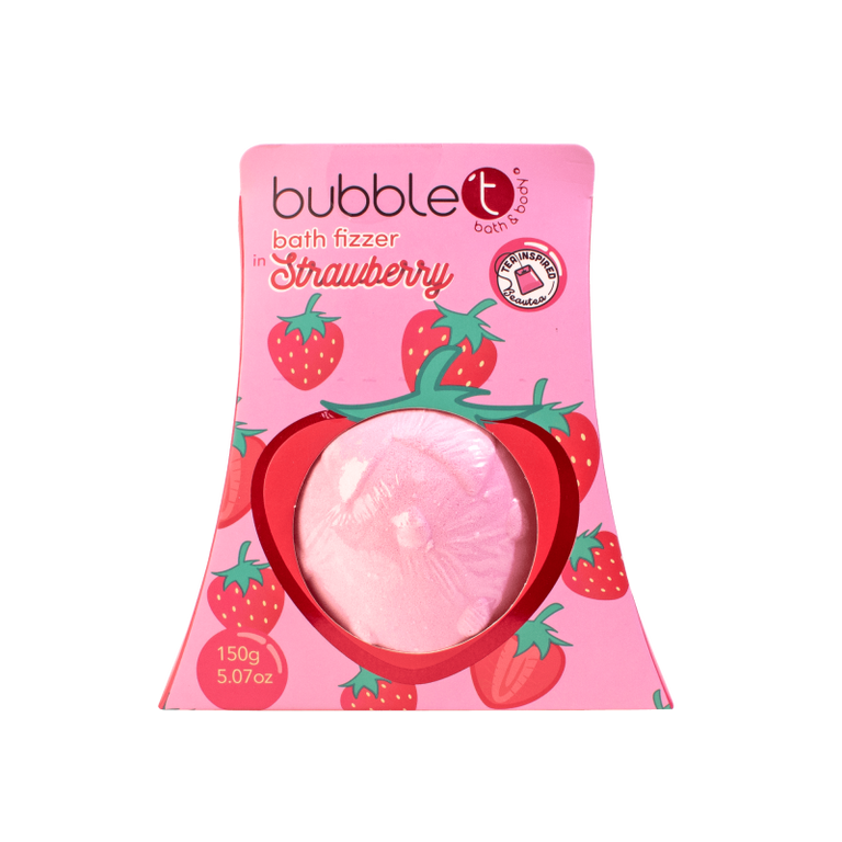 BUBBLE T FRUITEA BATH FIZZER STRAWBERRY
