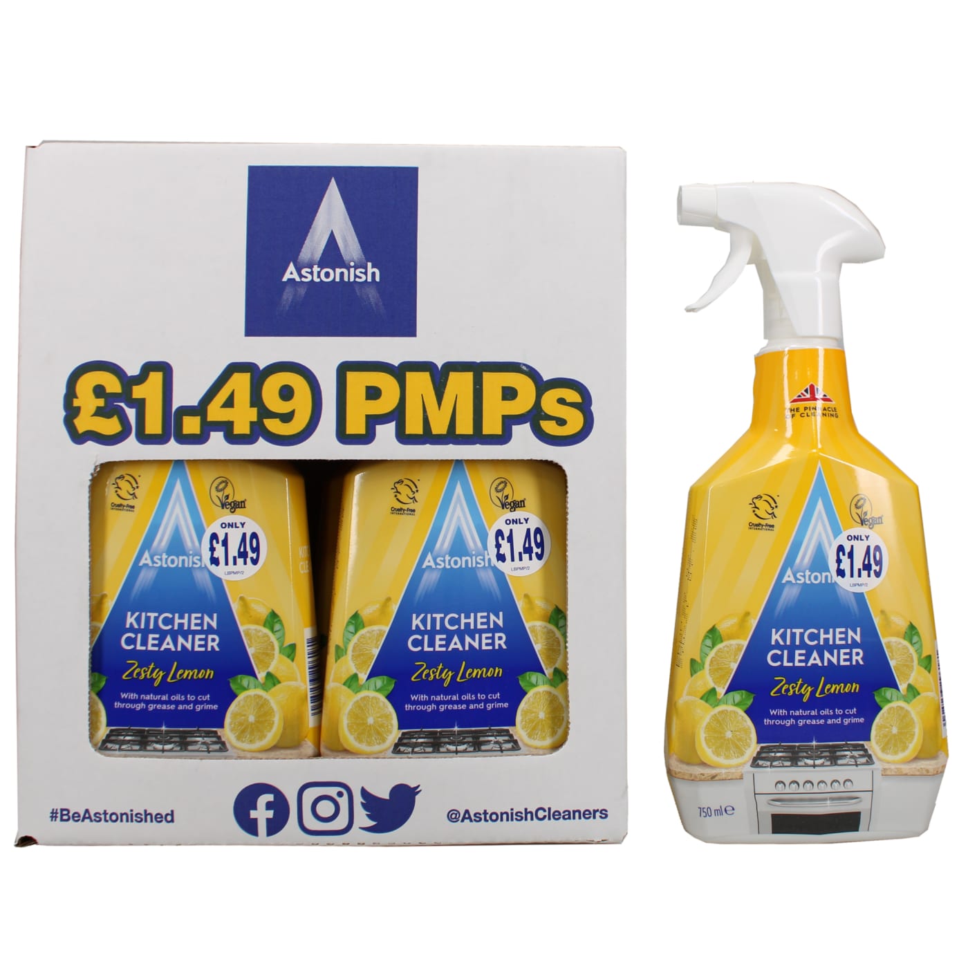 ASTONISH 750ML KITCHEN £1.49