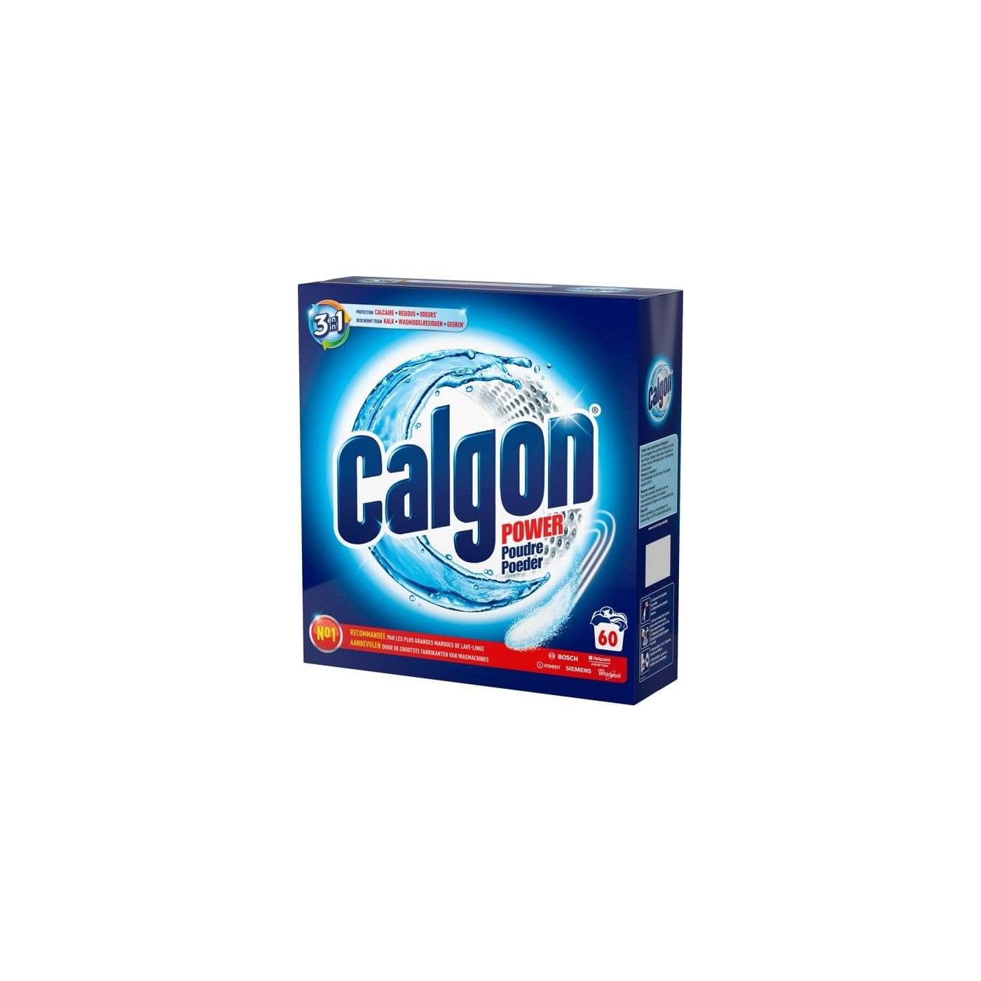 CALGON POUDRE 1,5KG 3EN1 60L