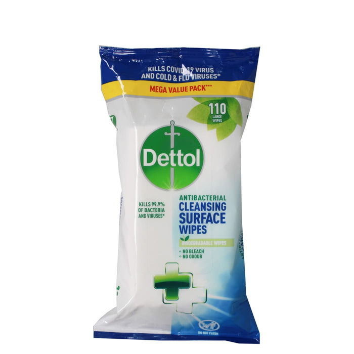 DETTOL CLEANSE SURFACE WIPES 110'S