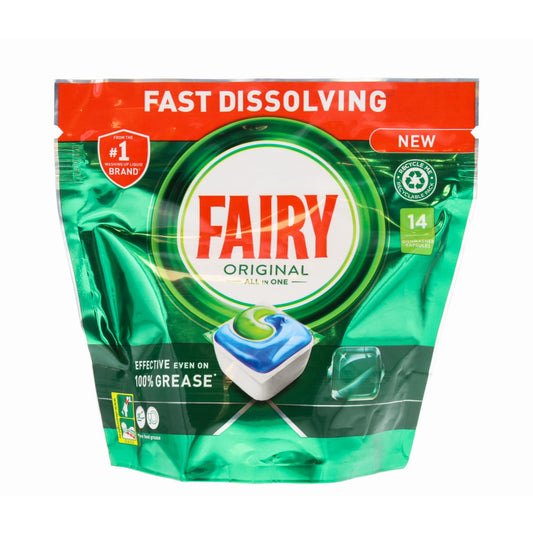 FAIRY TABLETTE LAVE-VAISSELLE TOUT EN UN ORIGINAL 14 U.