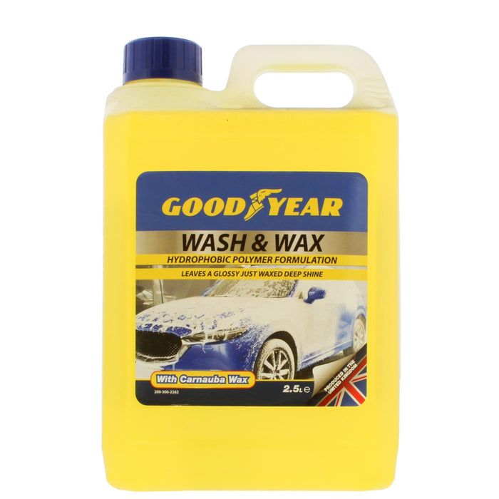 GOODYEAR CAR CARE 2.5L WASH & WAX SHAMPOO