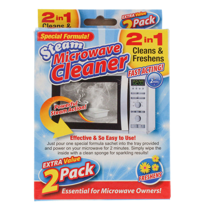 MIRACLE MICROWAVE STEAM CLEANER 2PK