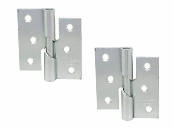 Rising Butt Door Hinge - 75mm - Right Hand - Zinc Plated - Pair