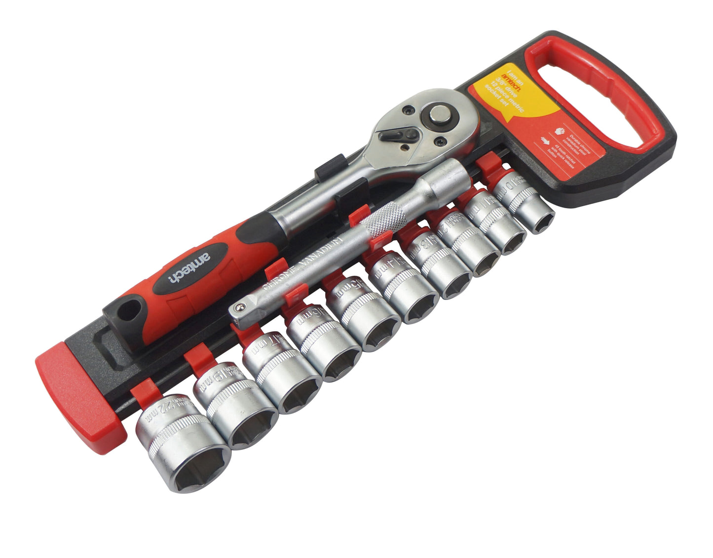 Jeu de douilles métriques AMTECH 3/8" (12 pièces)