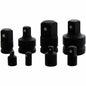 8pc Air Impact Socket Adapter Set Converter Reducer Black Garage