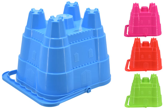 Seau de château grand carré 6 po / 16 cm – Jouet amusant et fonctionnel pour enfants