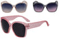 Ladies Butterfly Clear Frame Sunglasses Stylish UV Protection Eyewear