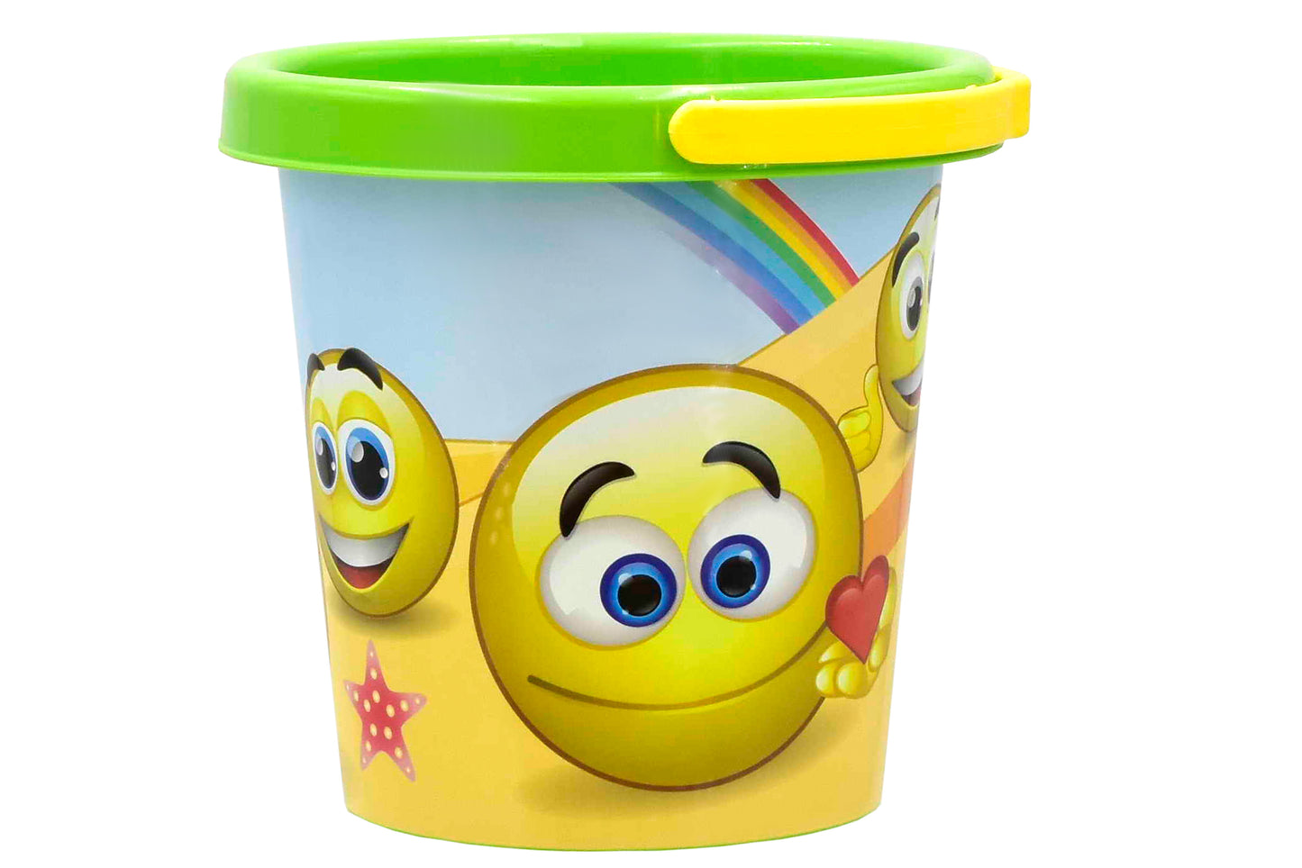 Mini seau Smiley 14 cm - Solution de rangement mignonne et compacte