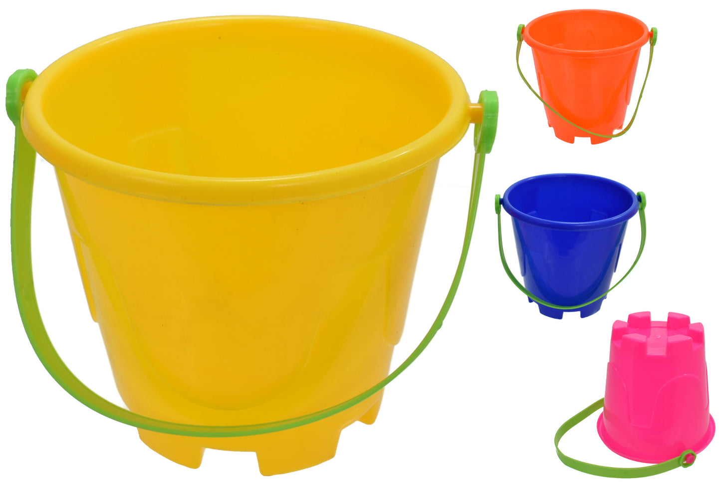 5" / 12cm Round Castle Bucket Perfect for Sandbox Play