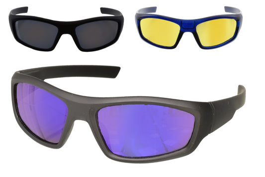 Latest Men's Plastic Sports Sunglasses - 3 Assorted Styles Available