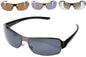 Stylish Men's Metal Frame Sunglasses with Plastic Arms Trendy Eyewear for Every Occasion