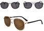 Stylish Men's Aviator Metal Frame Sunglasses