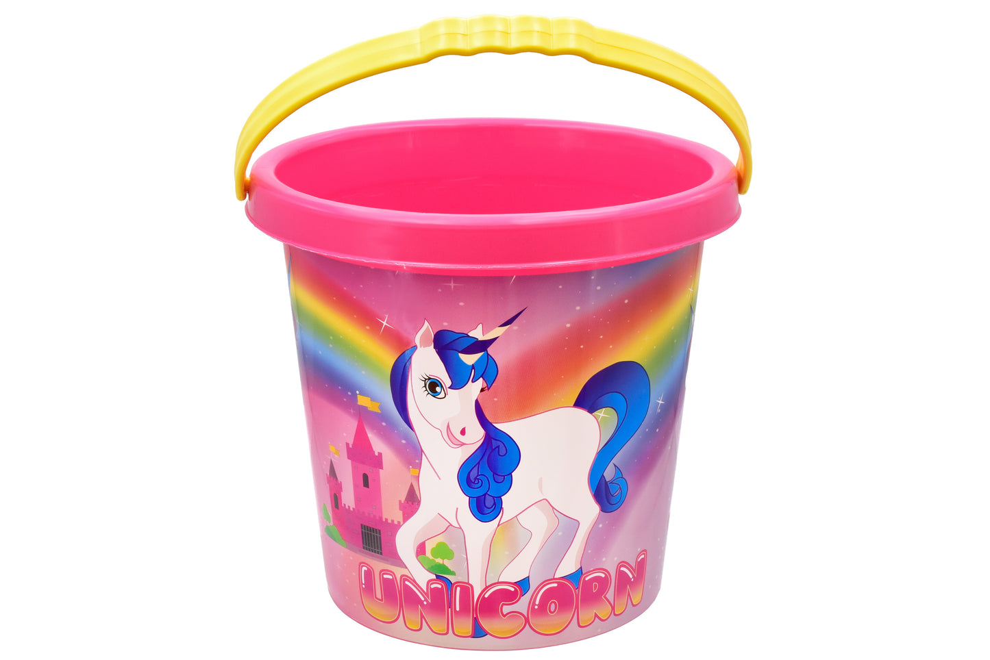 6.5" / 17cm Unicorn Mid Size Bucket - Adorable and Functional Unicorn-themed Bucket for Kids