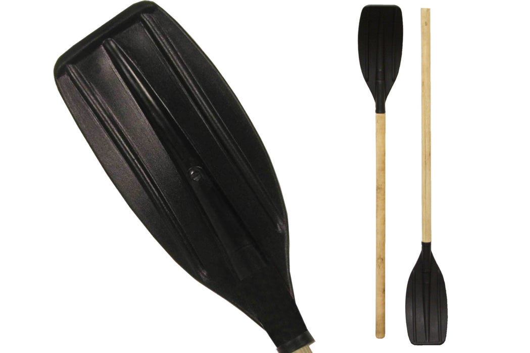 Premium 90cm Wood Shaft/Plastic Blade Oar - Durable and Stylish