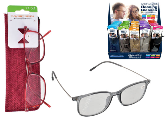 Stylish & Practical Lightweight Reading Glasses with Display Box