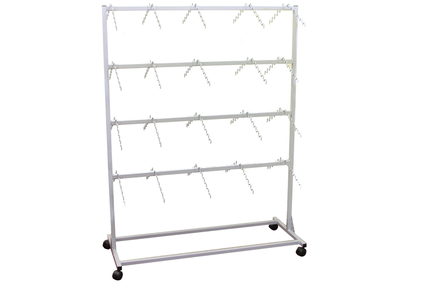 Footwear Collection with Our Large Double-Sided Shoe Stand - 20 Hooks Included