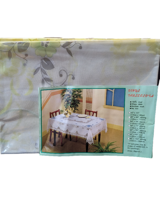 Vinyl Tablecloth 48x60" 120cmx152cm