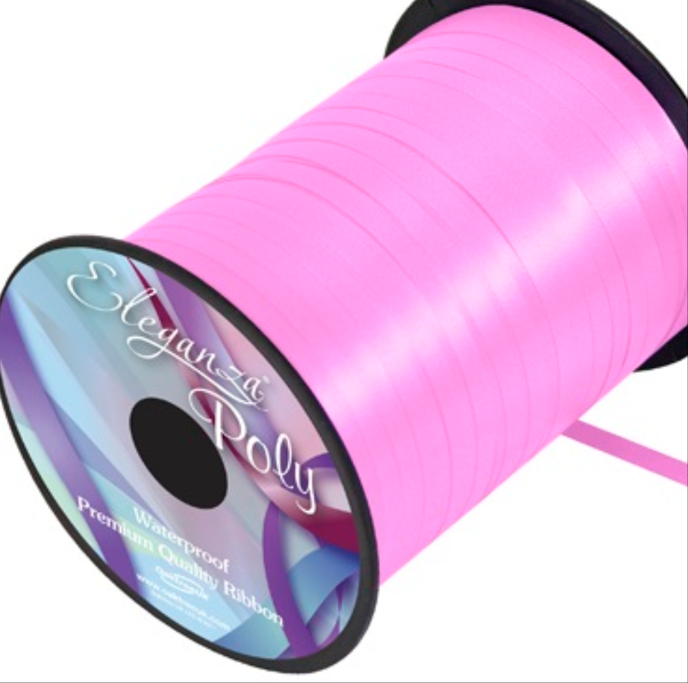 Classic Light Pink Poly Curling Ribbon 5mm x500m