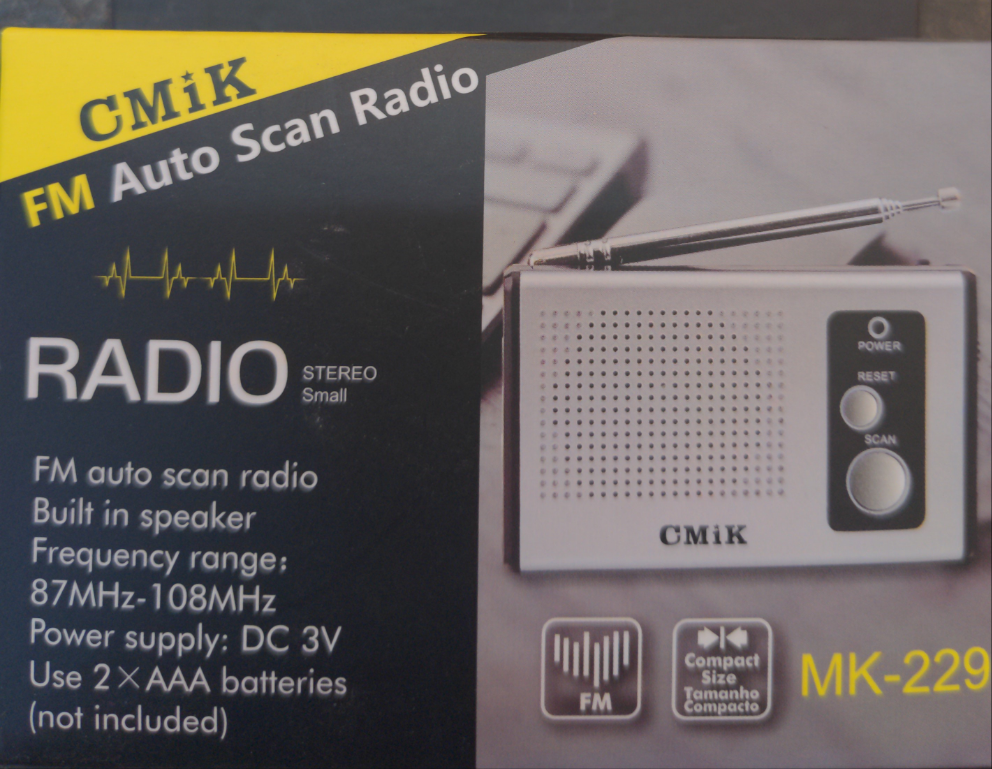 Radio FM à recherche automatique
